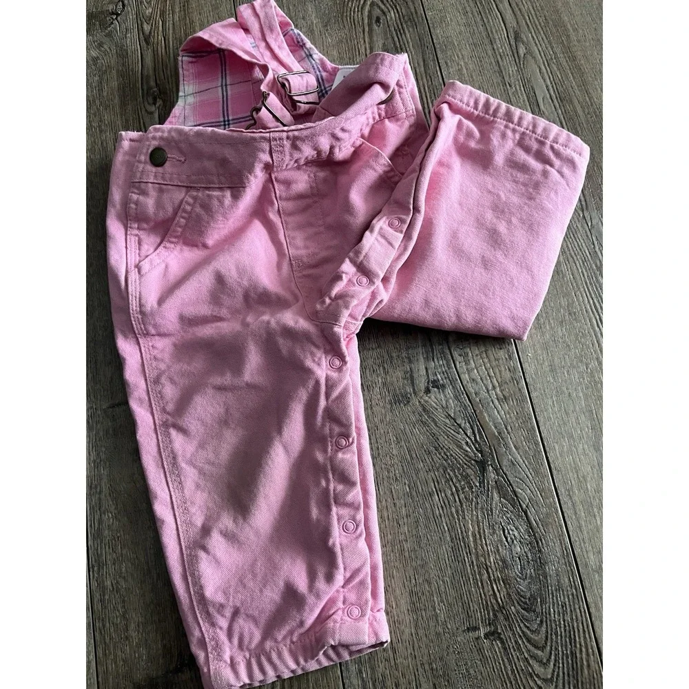 Carhartt Bibs Girls Size 12 Months Lined